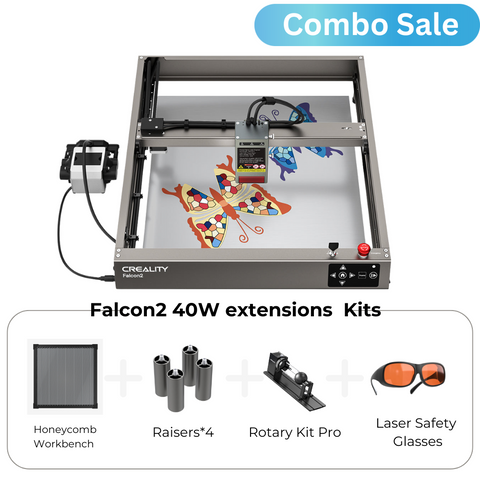 Bundle Falcon2 22W Laser Engraver and Cutter Extension Kits