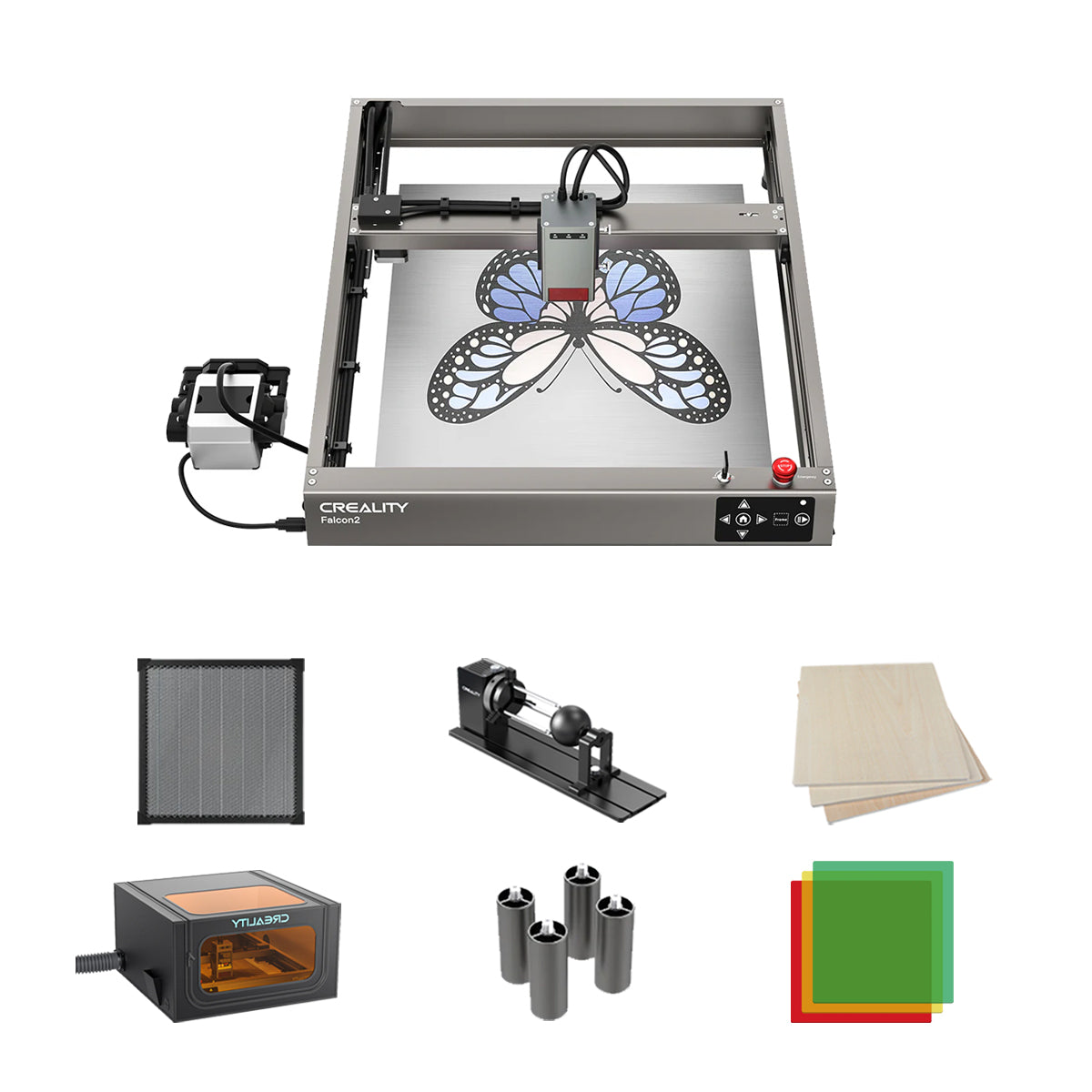 Falcon2 22W Laser Engraver and Cutter All-in-one Kits