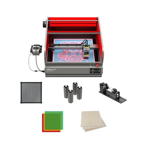 Bundle Falcon2 Pro 22W Enclosed Laser Engraver and Cutter