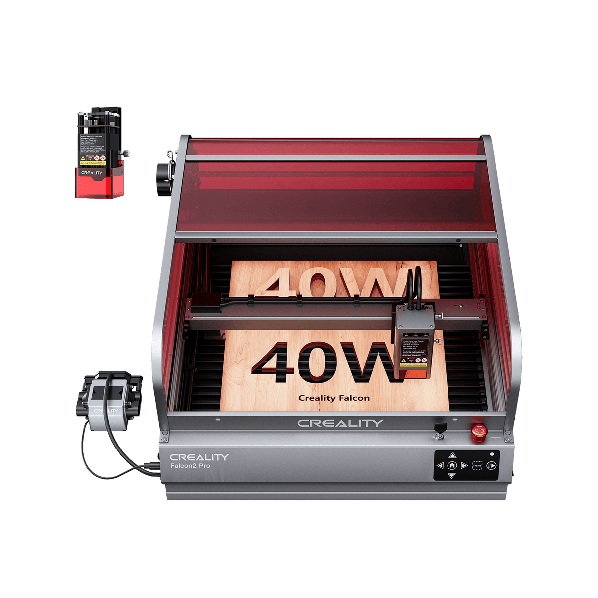 Creality Falcon2 Pro 40W Enclosed Laser Engraver and Cutter