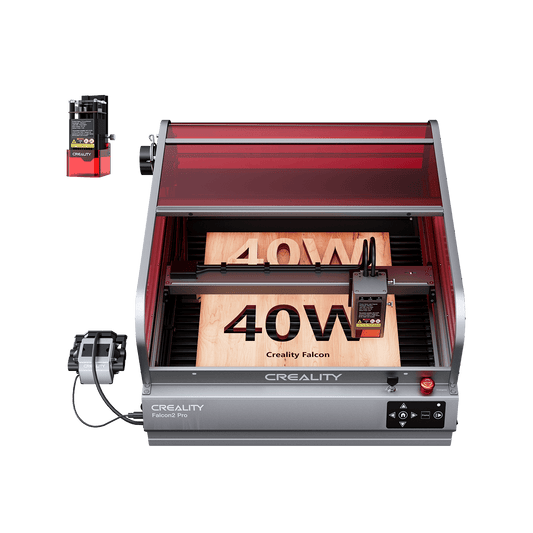 Creality Falcon2 Pro 40W Enclosed Laser Engraver and Cutter 1600
